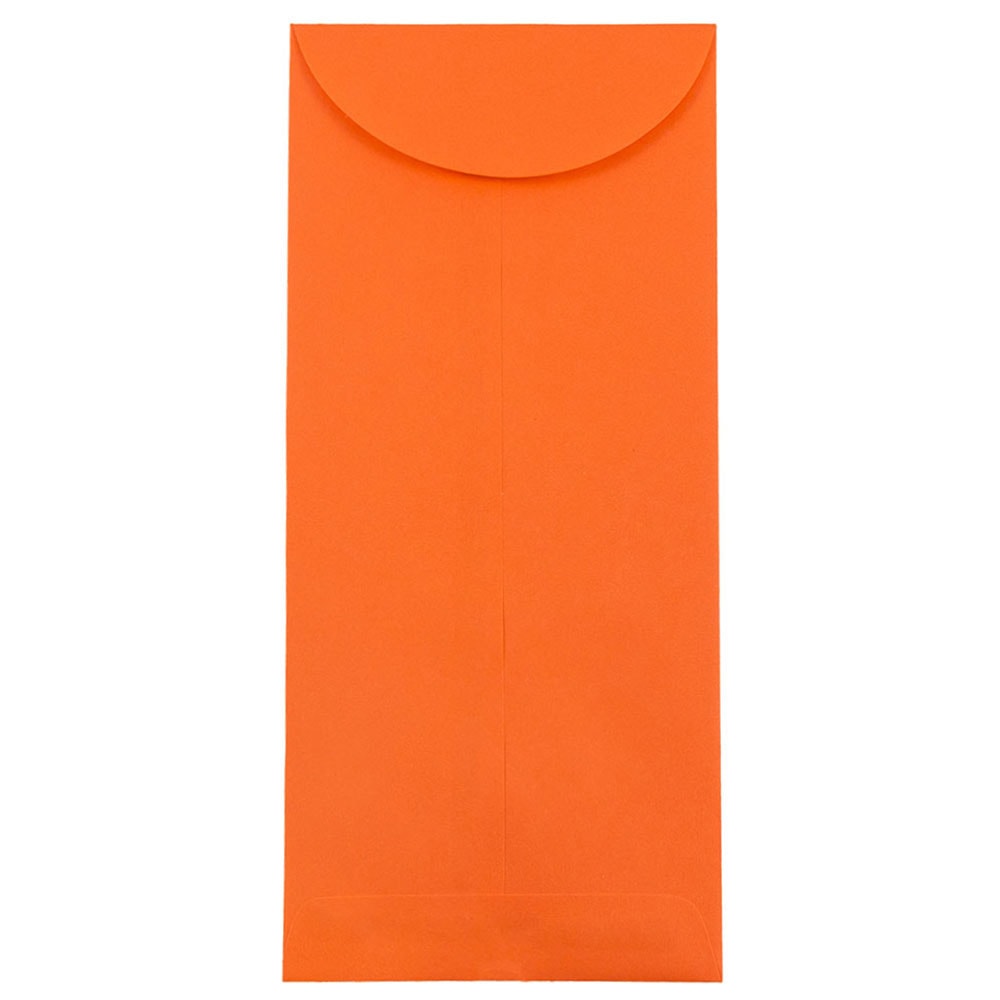JAM PAPER #14 Policy Business Colored Envelopes, 5 x 11 1/2, Orange Recycled, 25/Pack MPN:3156405