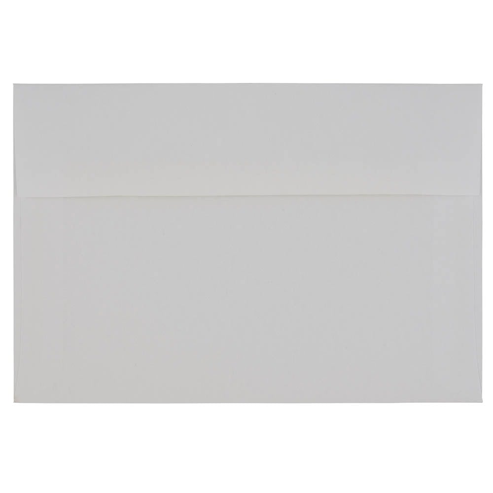 JAM Paper Booklet Invitation Envelopes, A9, Gummed Seal, Strathmore Bright White, Pack Of 25 MPN:31911140