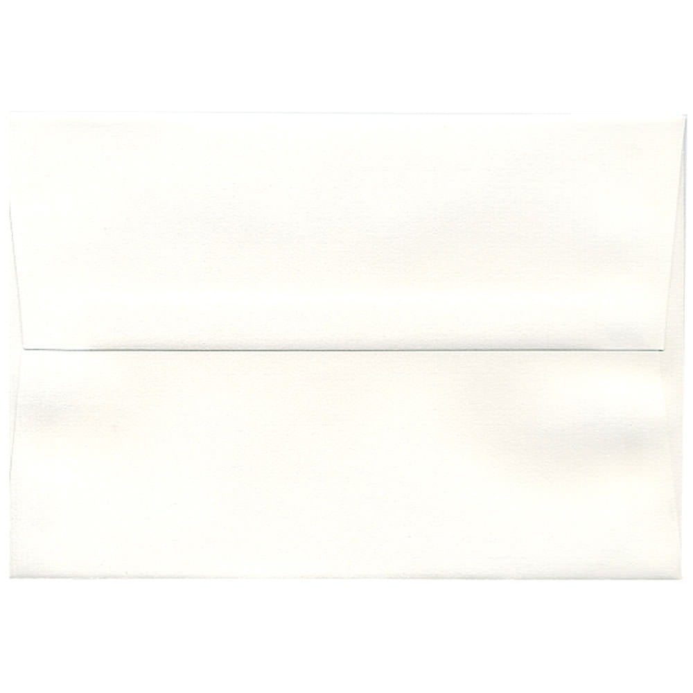 JAM Paper Booklet Invitation Envelopes, A8, Gummed Seal, Strathmore White, Pack Of 25, 33028 MPN:33028