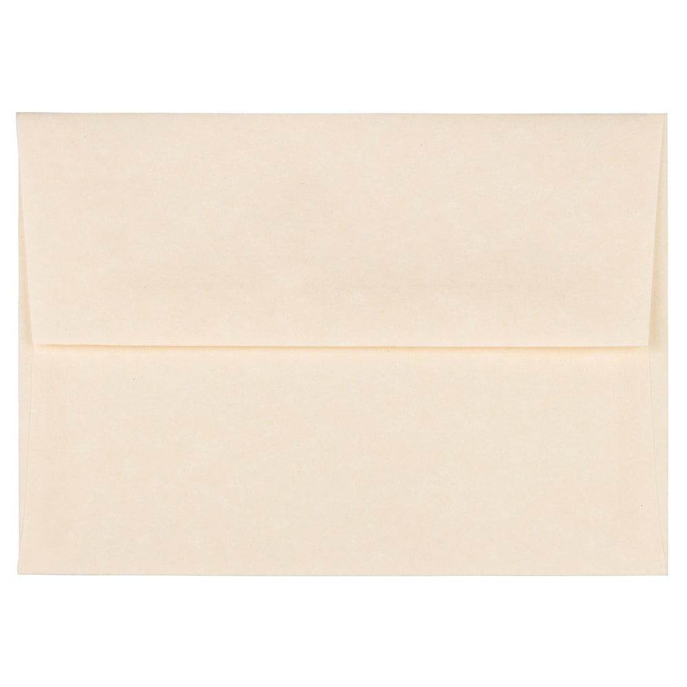 JAM Paper Booklet Invitation Envelopes, A2, Gummed Seal, 30% Recycled, Natural, Pack Of 25 MPN:34777