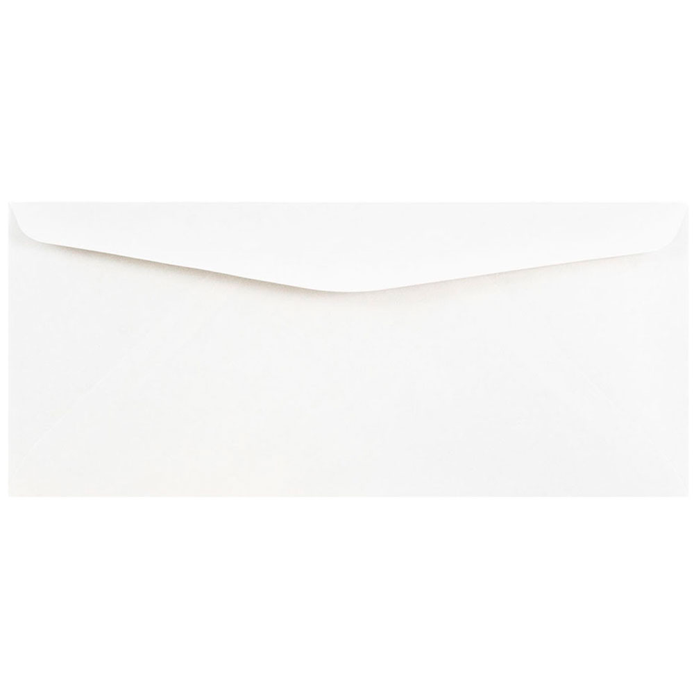 JAM PAPER #10 Business Commercial Envelopes, 4 1/8 x 9 1/2, White, Bulk 500/Box MPN:35532C