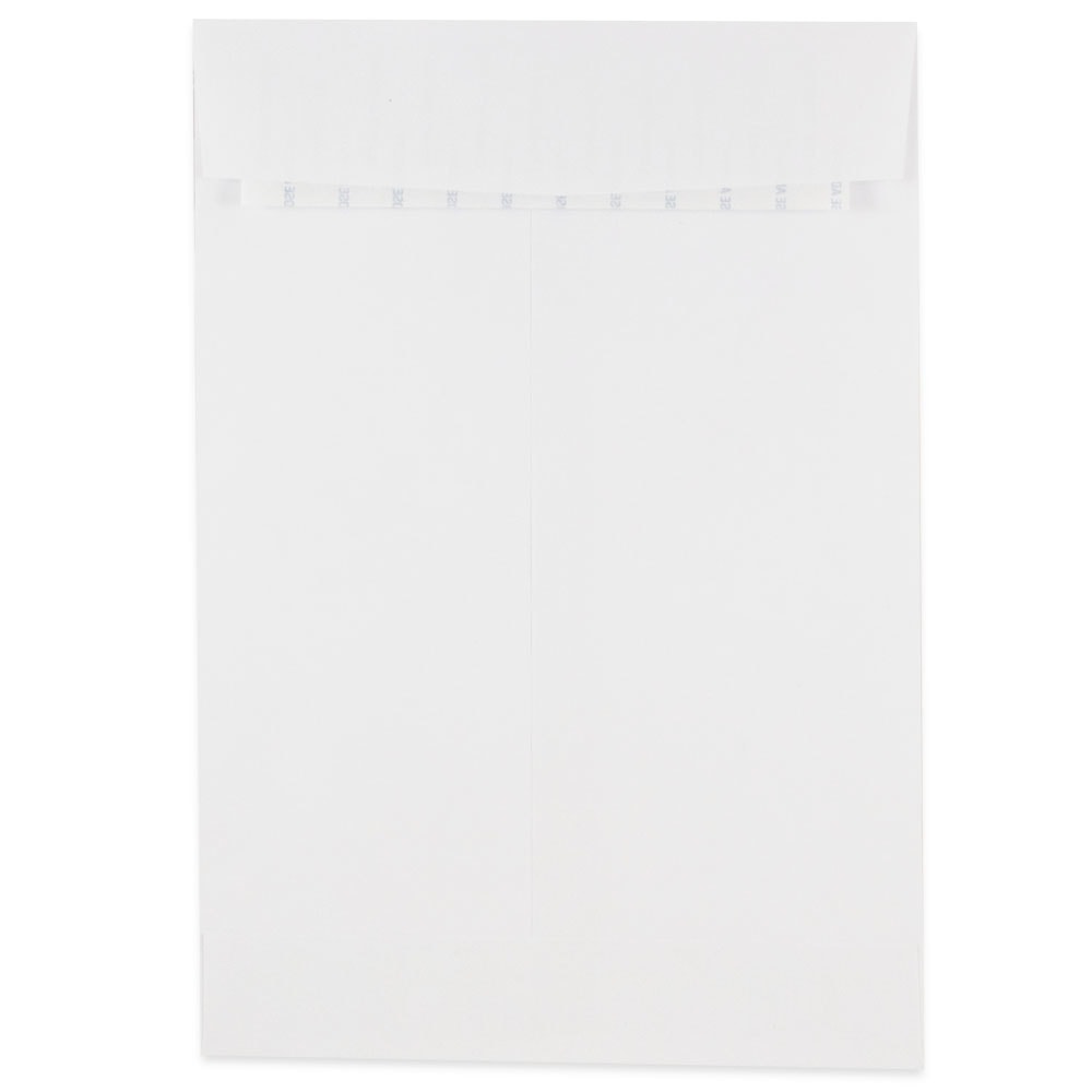 JAM Paper Open-End Envelopes, 6-1/2in x 9-1/2in, Peel & Seal Closure, White, Pack Of 500 Envelopes MPN:356828778