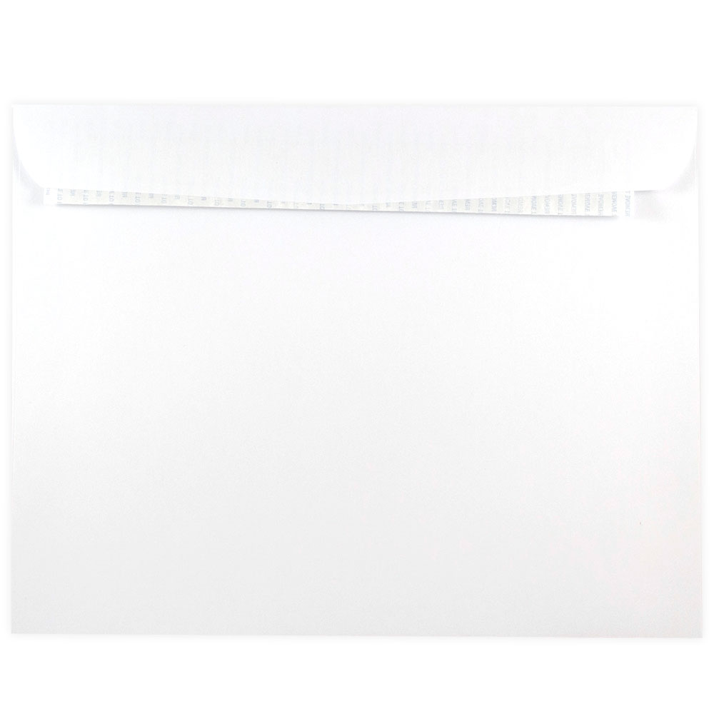 JAM Paper Booklet Envelopes, 10in x 13in, Peel & Seal Closure, White, Pack Of 25 Envelopes MPN:356828787A