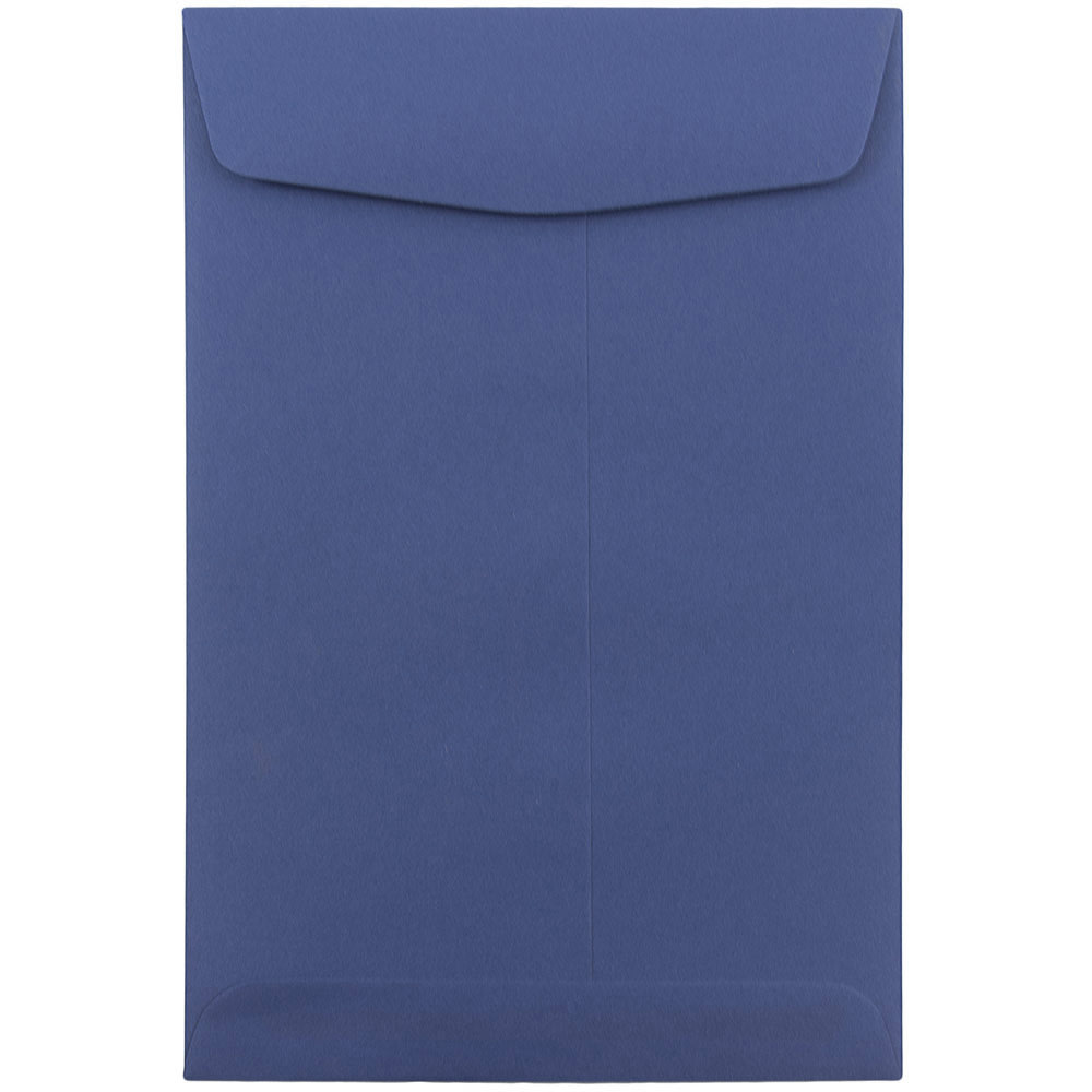 JAM Paper Open-End 6in x 9in Catalog Envelopes, Gummed Seal, Presidential Blue, Pack Of 10 MPN:363913003C
