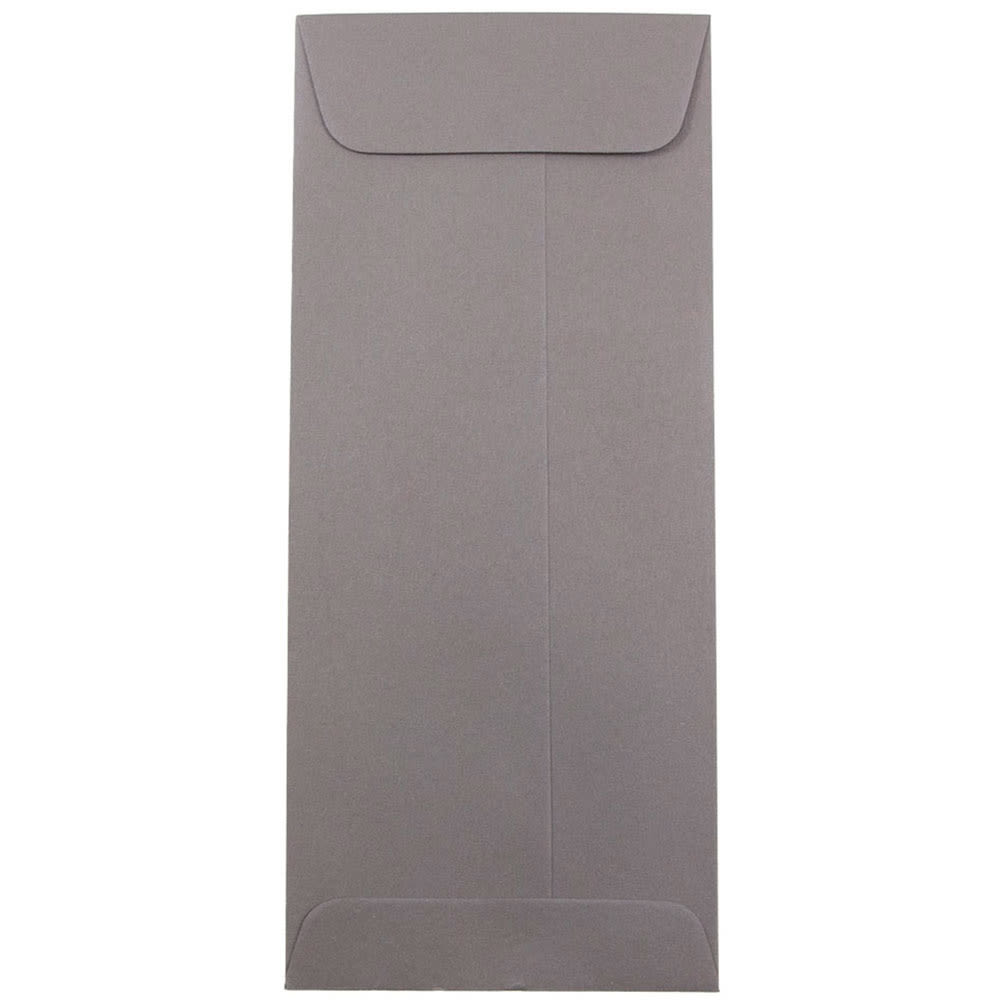 JAM Paper #10 Policy Envelopes, Gummed Seal, Gray, Pack Of 25 MPN:36396445