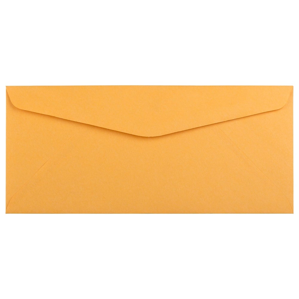 JAM PAPER #10 Business Commercial Envelopes, 4 1/8in x 9 1/2in, Brown Kraft Manila, Pack Of 25 MPN:3984