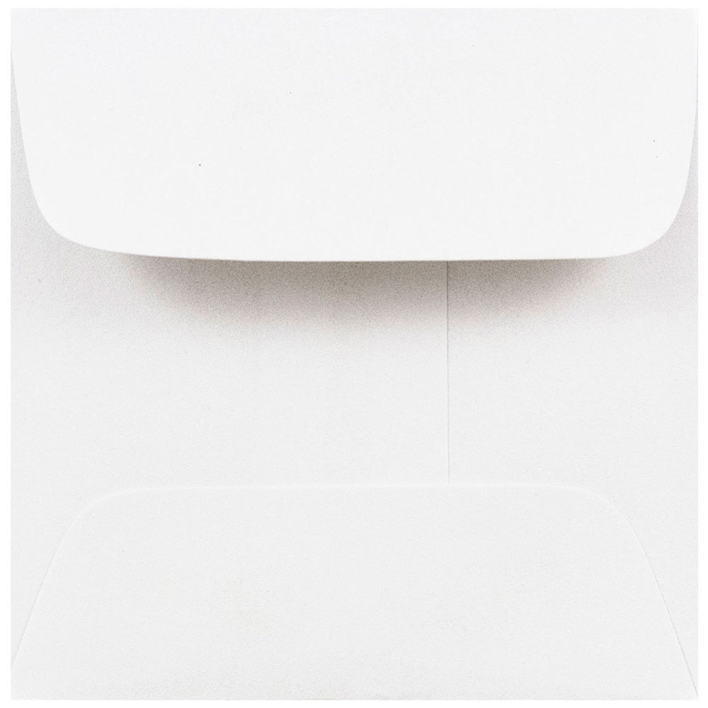 JAM Paper Square Invitation Envelopes, 2 3/8in x 2 3/8in, Gummed Seal, White, Pack Of 25 MPN:3993004