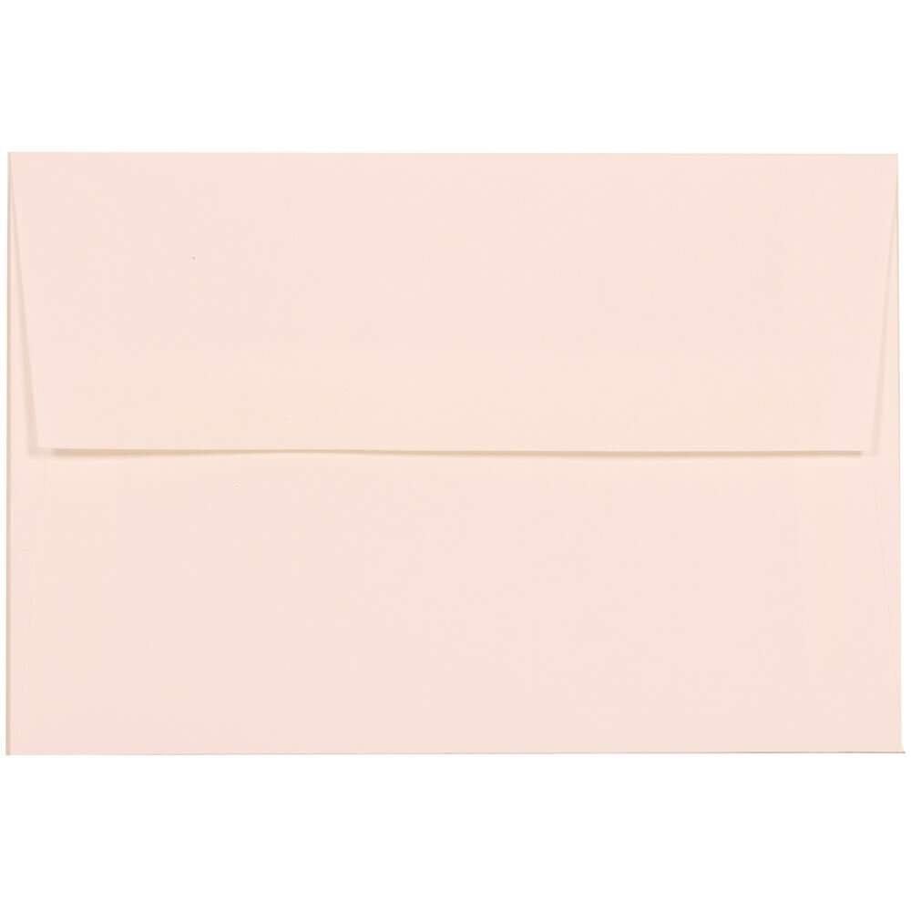 JAM Paper Booklet Invitation Envelopes, A8, Gummed Seal, 30% Recycled, Bright White, Pack Of 25 MPN:40934