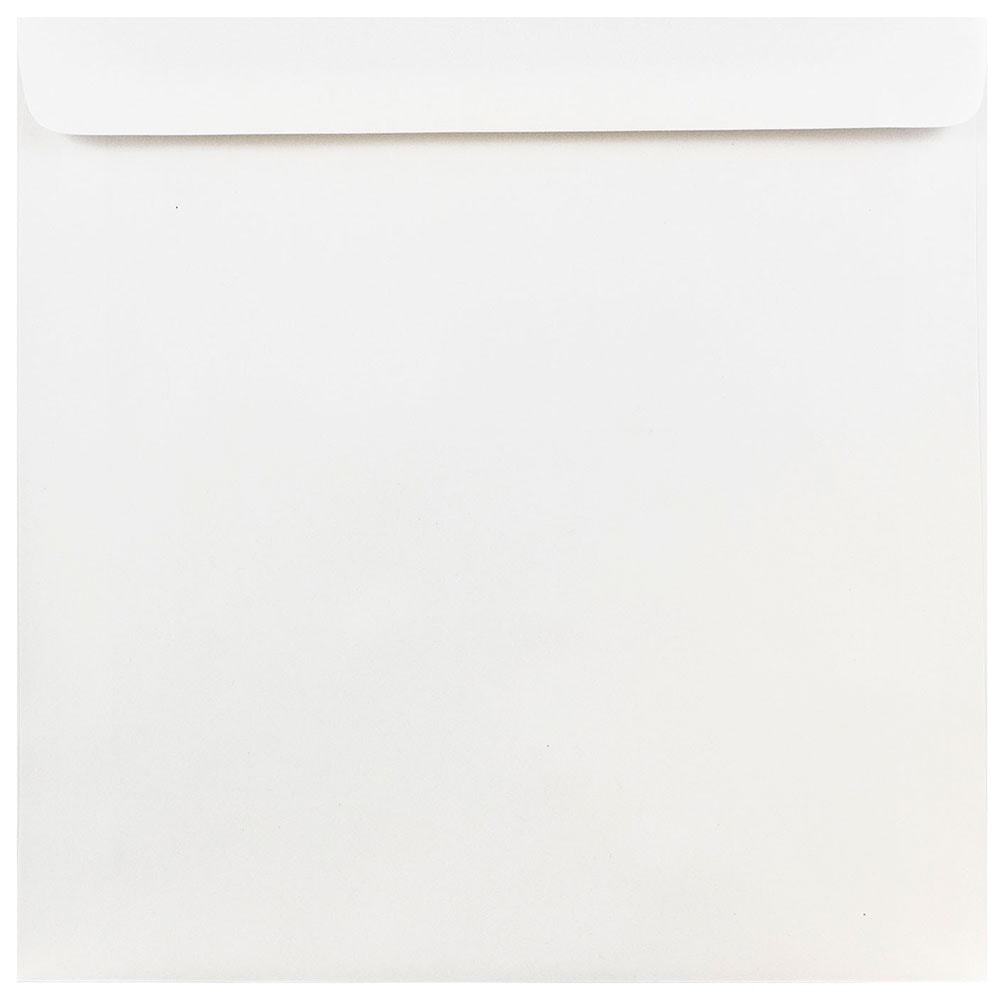 JAM Paper Square Invitation Envelopes, #9, Gummed Seal, White, Pack Of 25 MPN:4232