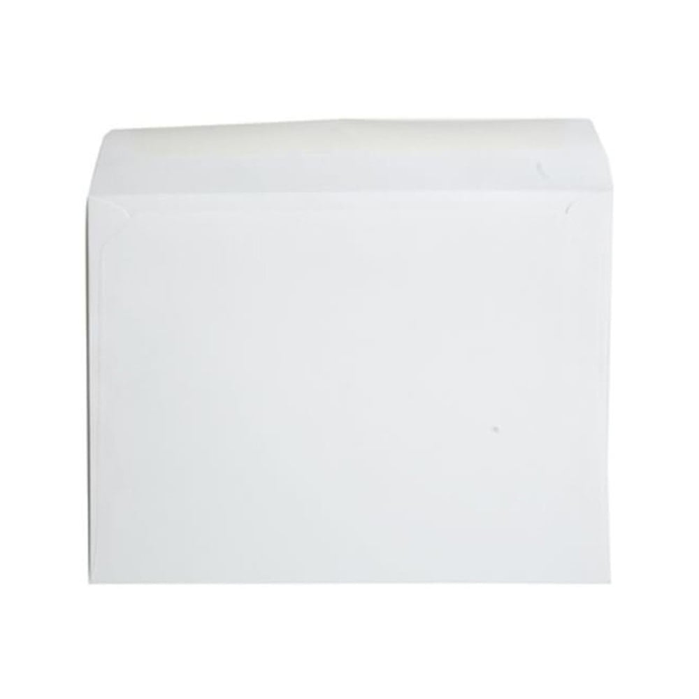JAM Paper Booklet Strathmore Wove Envelopes, 9in x 12in, Gummed Seal, Strathmore Bright White, Pack Of 25 MPN:46974