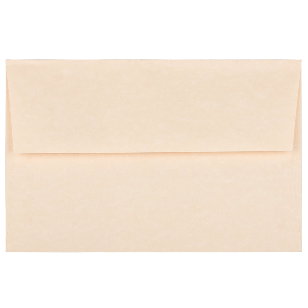 JAM Paper Booklet Invitation Envelopes, A8, Gummed Seal, 30% Recycled, Natural, Pack Of 25 MPN:5029