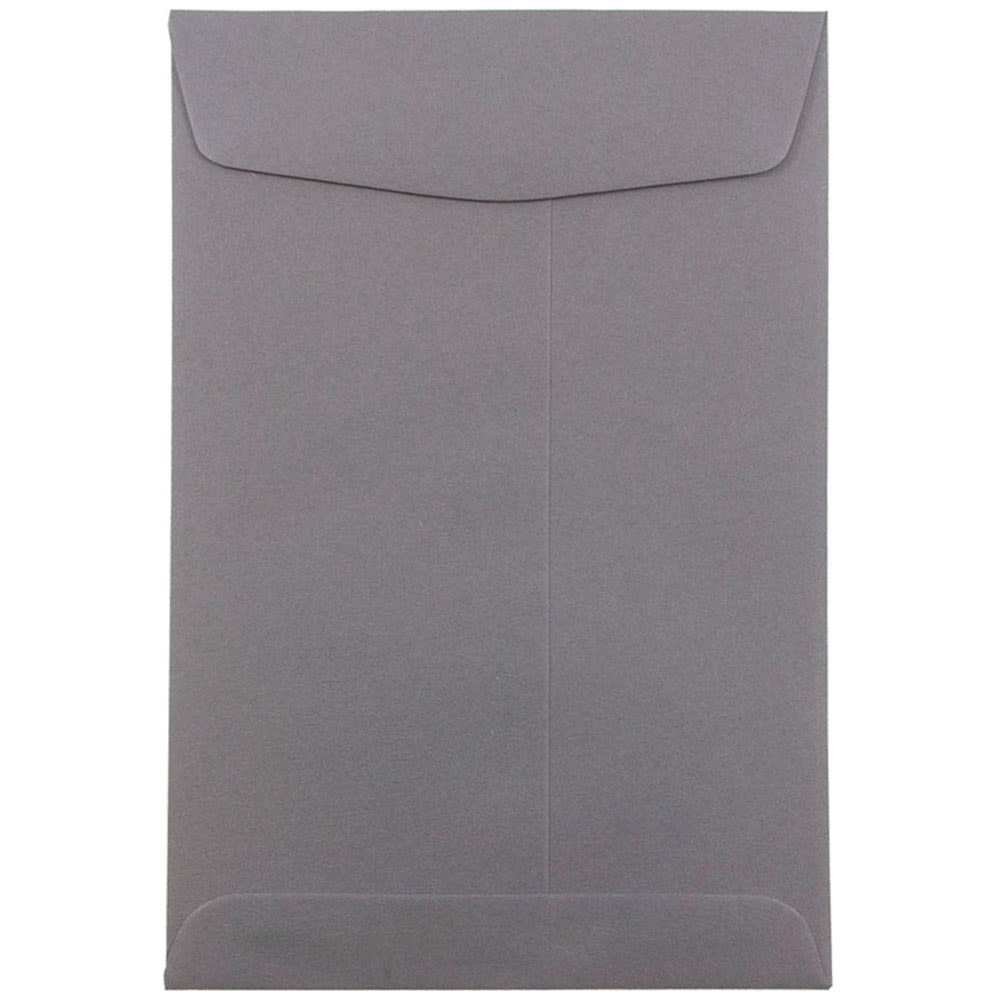 JAM Paper Open-End 6in x 9in Catalog Envelopes, Gummed Closure Dark Gray, Pack Of 10 MPN:51285796B
