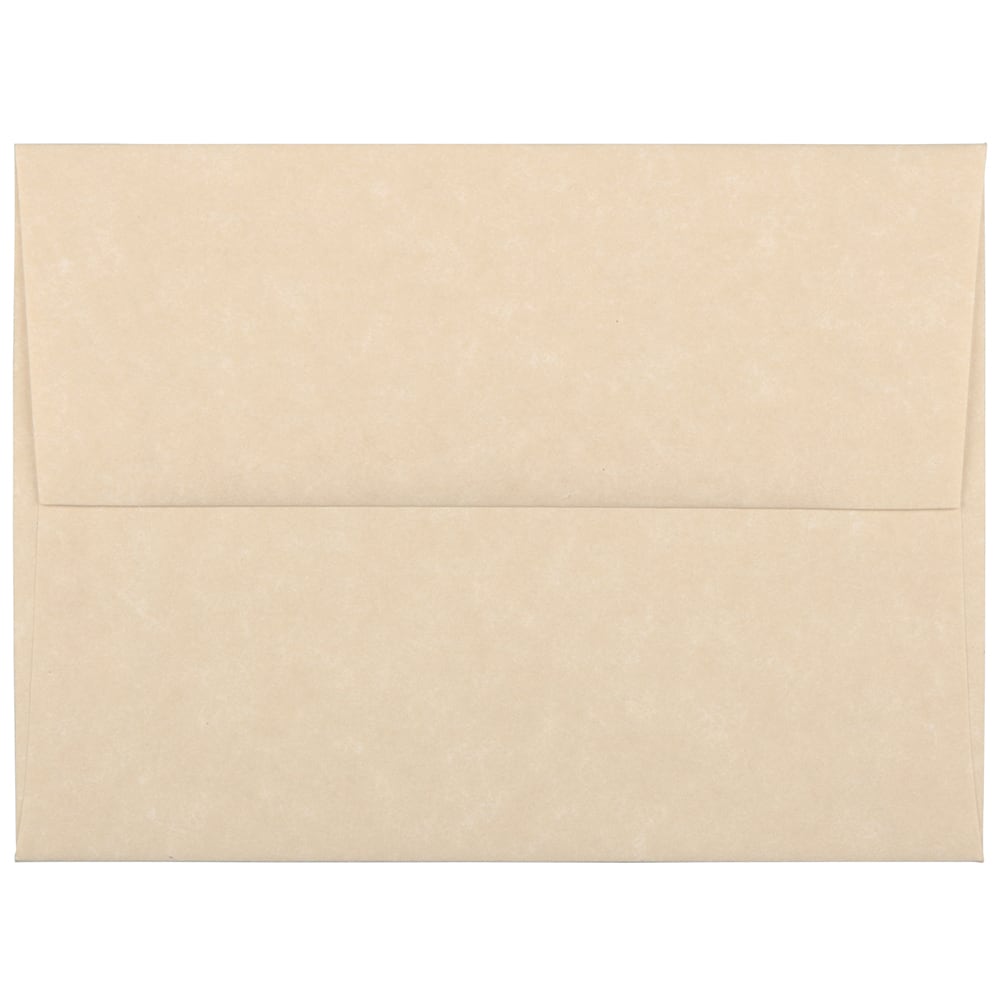 JAM Paper Booklet Invitation Envelopes, A2, Gummed Seal, 30% Recycled, Brown, Pack Of 25 MPN:53447
