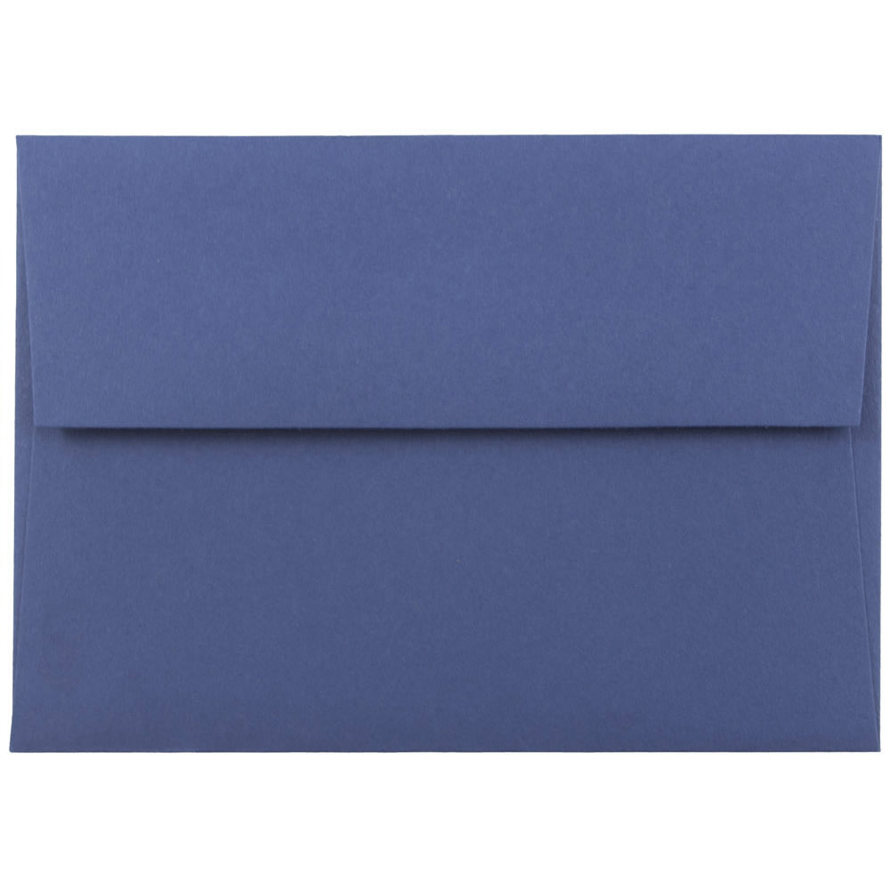 JAM Paper Booklet Invitation Envelopes, A6, Gummed Seal, Presidential Blue, Pack Of 25 MPN:563916906