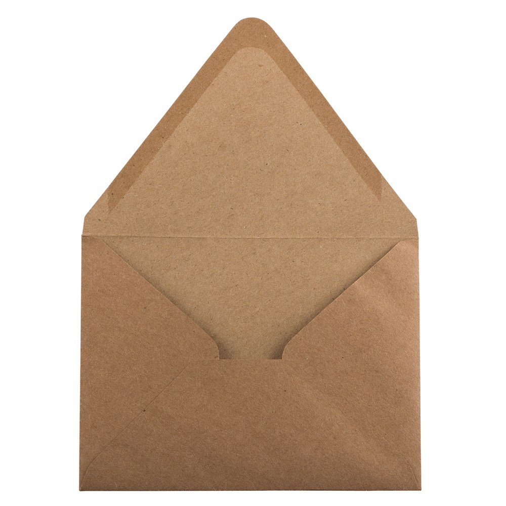 JAM Paper Envelopes, A2, Peel & Seal, Brown, Pack Of 50 Envelopes MPN:63134656I