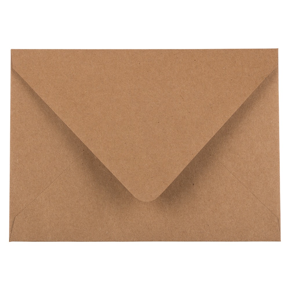 JAM Paper Envelopes, A6, Peel & Seal, Brown, Pack Of 50 Envelopes MPN:63134660I