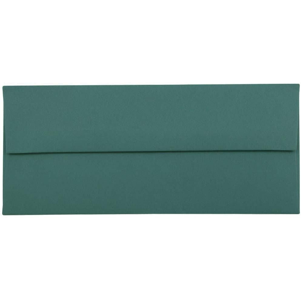 JAM PAPER #10 Business Premium Envelopes, 4 1/8 x 9 1/2, Teal, 25/Pack MPN:63924024