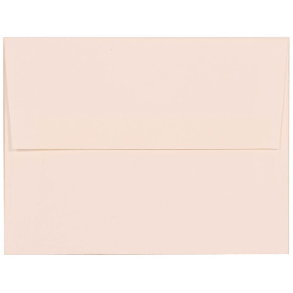 JAM Paper Booklet Invitation Envelopes, A2, Gummed Seal, 30% Recycled, Strathmore Bright White, Pack Of 25 MPN:66670