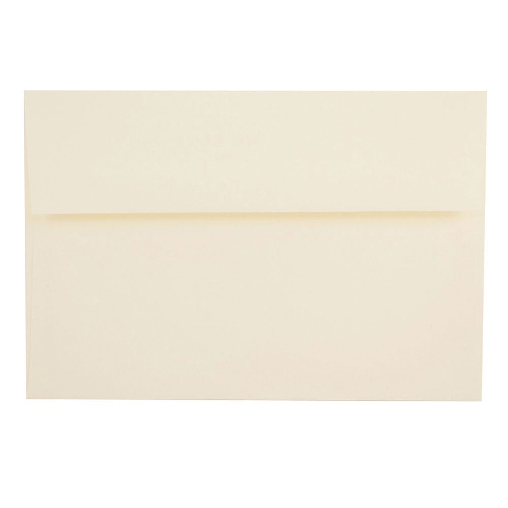 JAM Paper Booklet Invitation Envelopes, A8, Gummed Seal, Strathmore White, Pack Of 25, 75134 MPN:75134