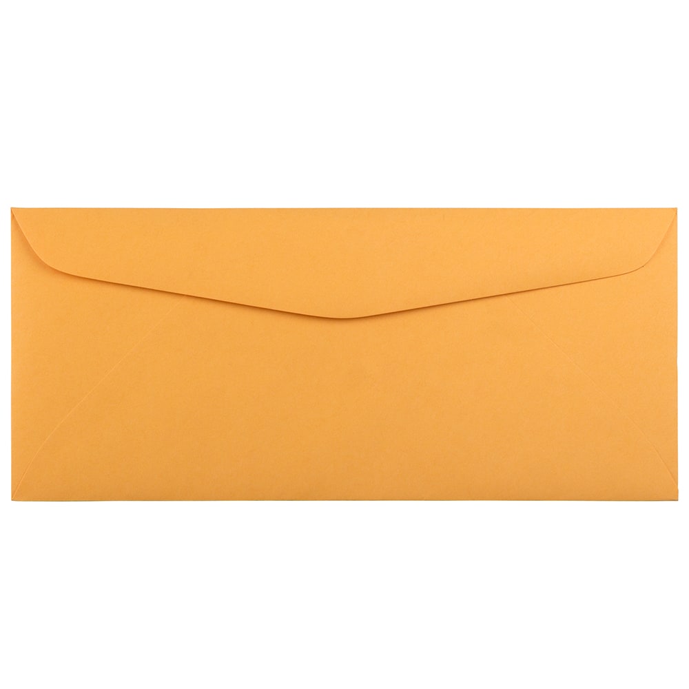 JAM Paper Booklet Commercial-Flap Envelopes, #12, Gummed Seal, Brown Kraft, Pack Of 50 Envelopes MPN:80762I