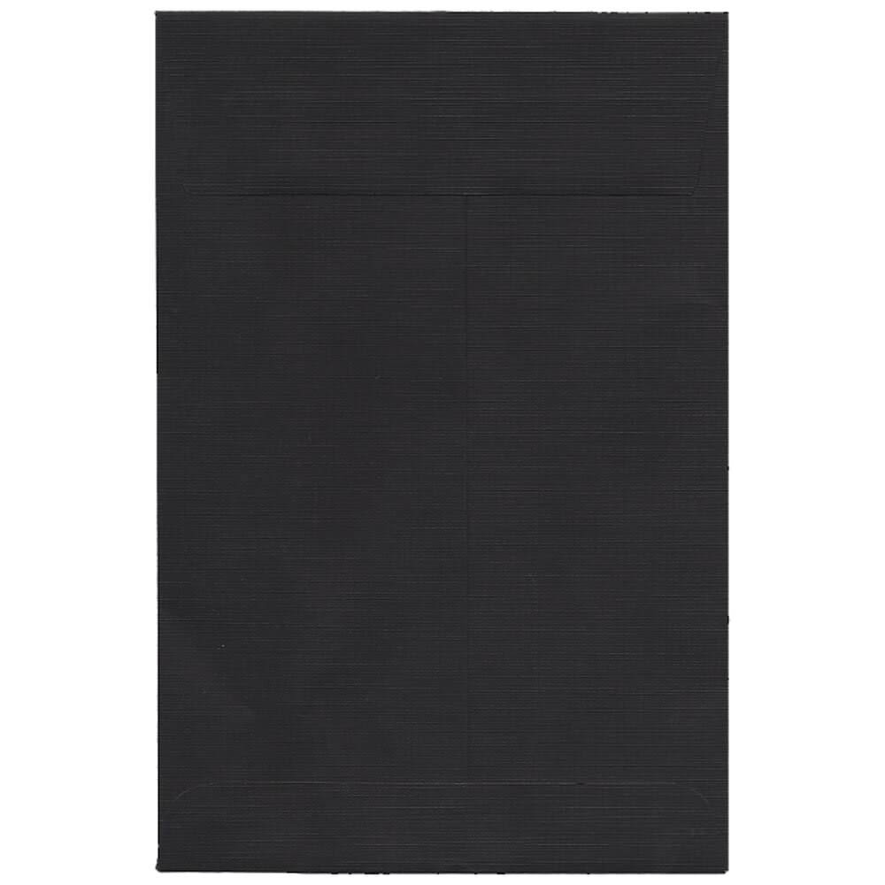 JAM Paper Open-End 6in x 9in Catalog Envelopes, Gummed Seal, Black, Pack Of 10 MPN:88095B