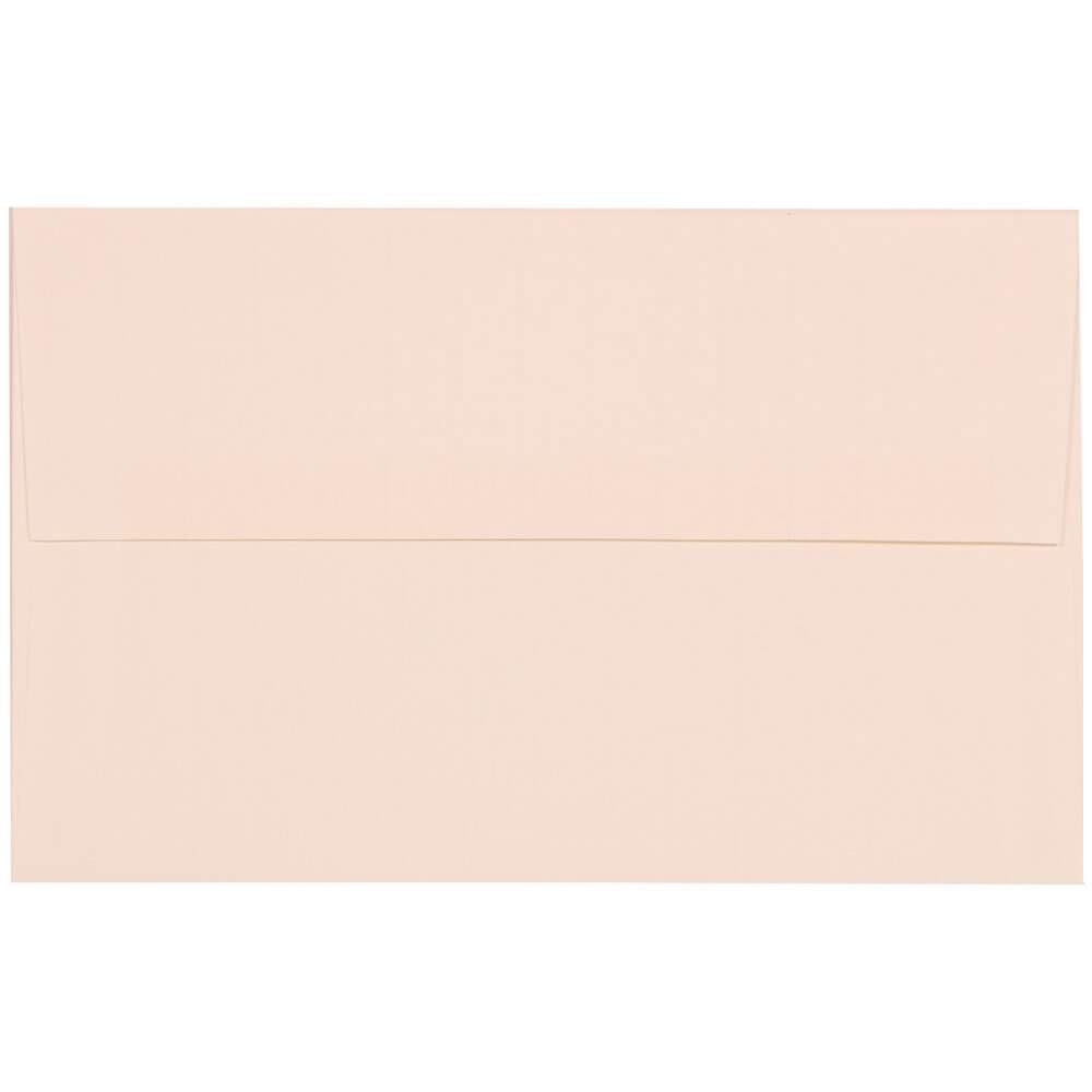 JAM Paper Booklet Invitation Envelopes, A10, Gummed Seal, Strathmore Bright White, Pack Of 25, 88154 MPN:88154