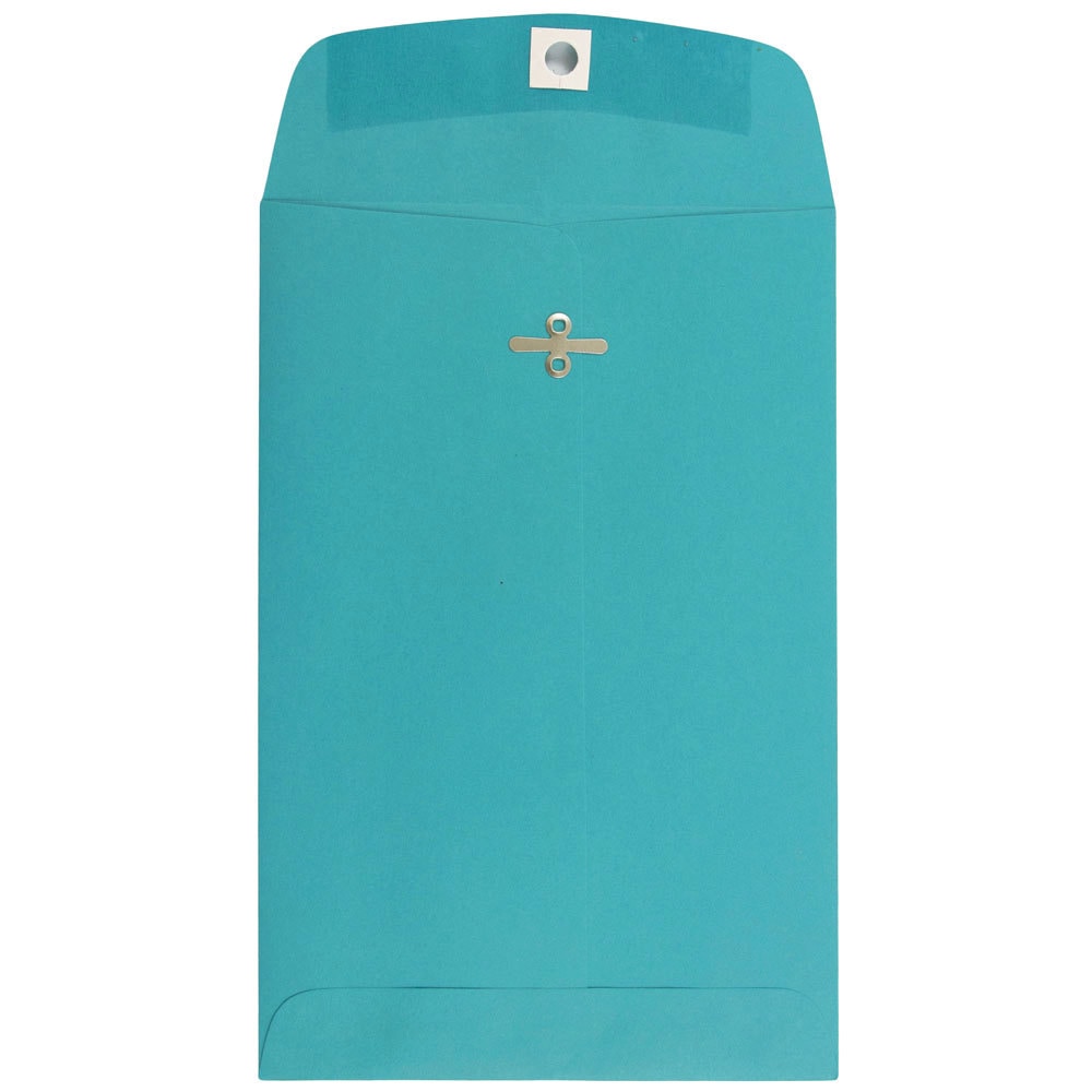 JAM Paper Open-End 6in x 9in Catalog Envelopes, Clasp Closure, 30% Recycled, Sea Blue, Pack Of 10 MPN:900807461B