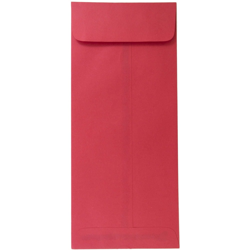 JAM PAPER #14 Policy Business Colored Envelopes, 5 x 11 1/2, Red Recycled, 25/Pack MPN:900905211