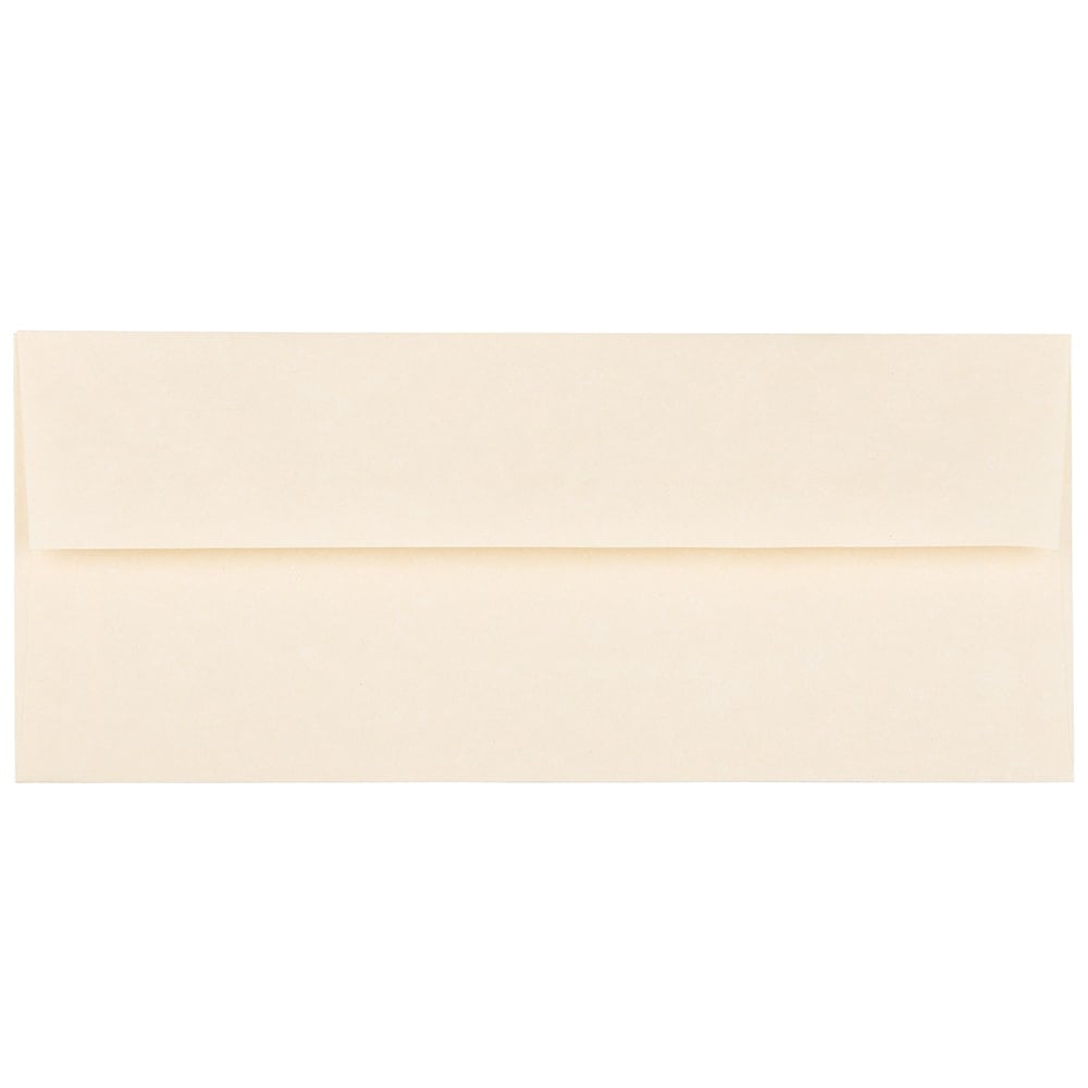 JAM PAPER #10 Business Parchment Envelopes, 4 1/8 x 9 1/2, Natural Recycled, 25/Pack MPN:900926651