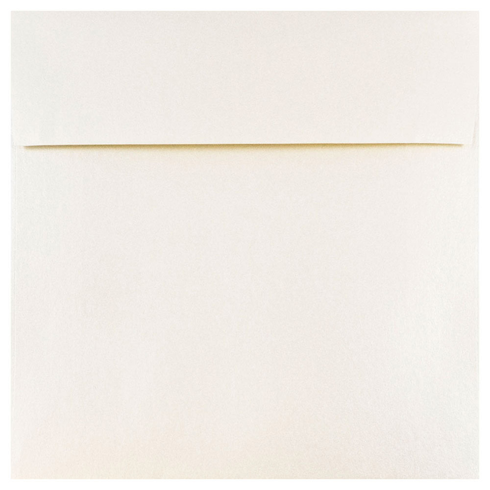 JAM Paper Square Stardream Metallic Envelopes, 6in x 6in, Gummed Seal, Opal, Pack Of 25 MPN:GCST500