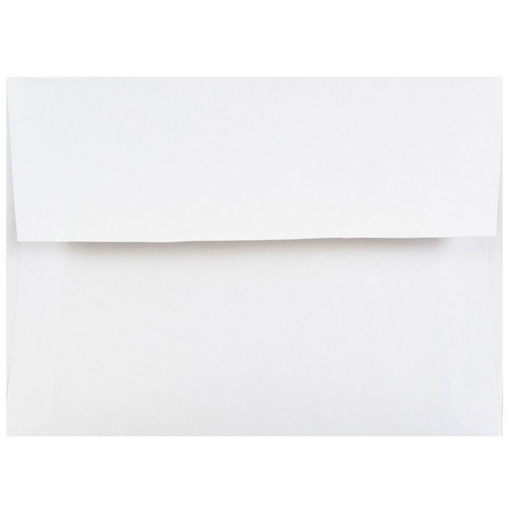 JAM Paper Booklet Envelopes, A2, Gummed Seal, White, Pack Of 100 Envelopes MPN:MOOP6250LDIC