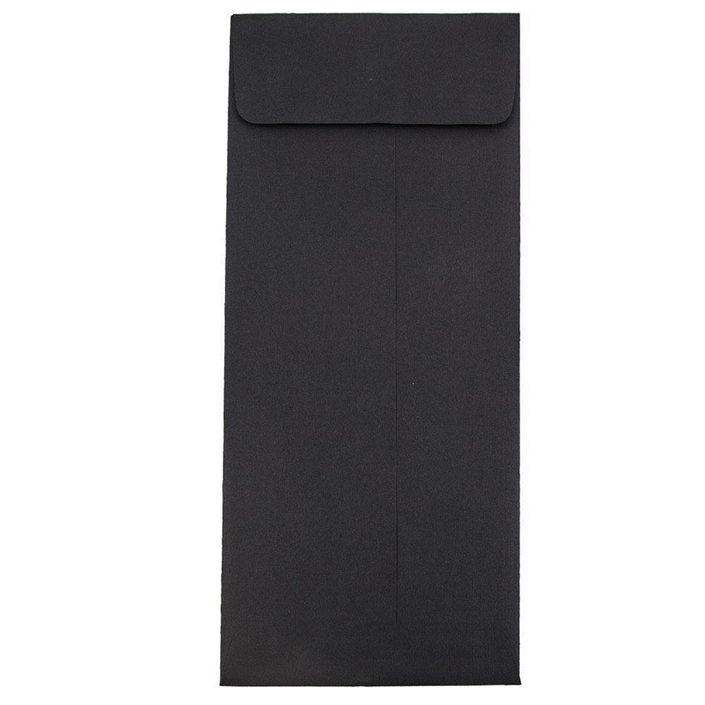 JAM Paper Policy Envelopes, #14, Gummed Seal, 30% Recycled, Black, Pack Of 25 MPN:V01221