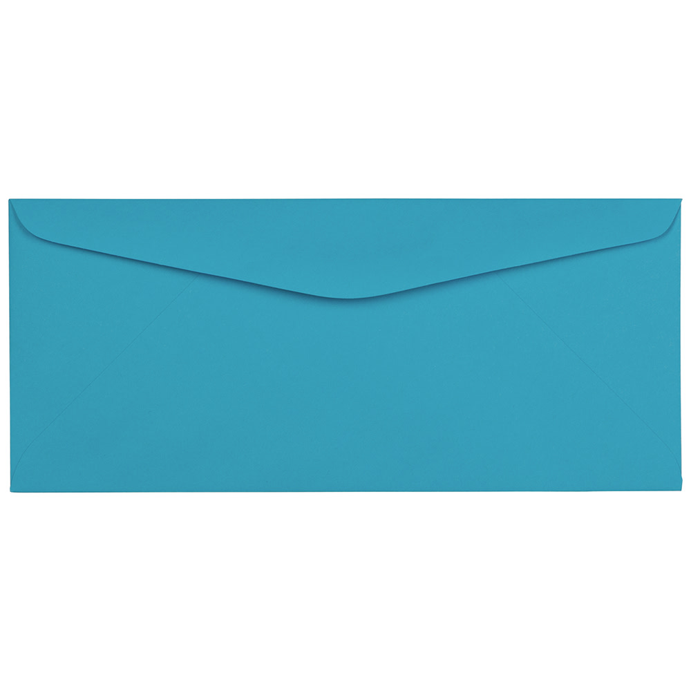 JAM Paper Booklet Envelopes, #9, Gummed Seal, Blue, Pack Of 50 MPN:V018240