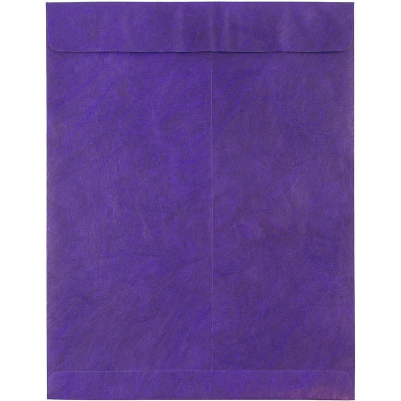 JAM Paper Tyvek Open-End 10in x 13in Catalog Envelopes, Self-Adhesive, Purple, Pack Of 25 MPN:V021382