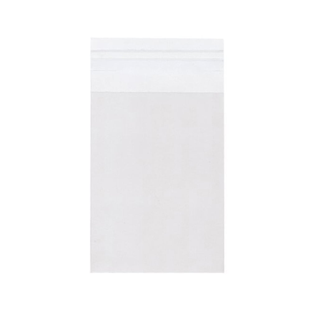 JAM Paper Self-Adhesive Cello Sleeve Envelopes, 3 13/16in x 5 3/16in, Clear, Pack Of 100 MPN:4BARCELLO