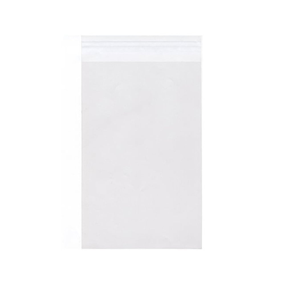 JAM Paper Self-Adhesive Cello Sleeve Envelopes, A9, 5 15/16in x 8 7/8in, Clear, Pack Of 100 MPN:A9CELLO