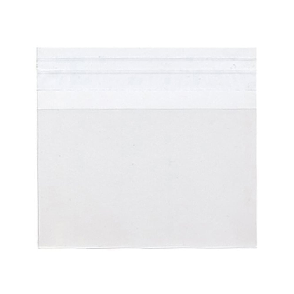 JAM Paper Self-Adhesive Cello Sleeve Envelopes, 2 3/8in x 3 11/16in, Clear, Pack Of 100 MPN:BUSCARDCELLO