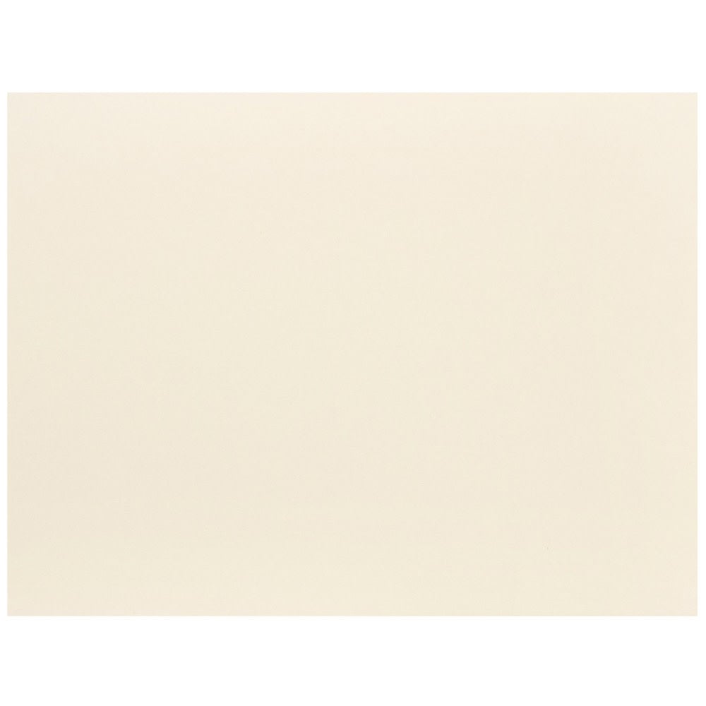 JAM Paper Blank Note Cards, 4 1/4in x 5 1/2in, Ivory, Pack Of 100 MPN:175971