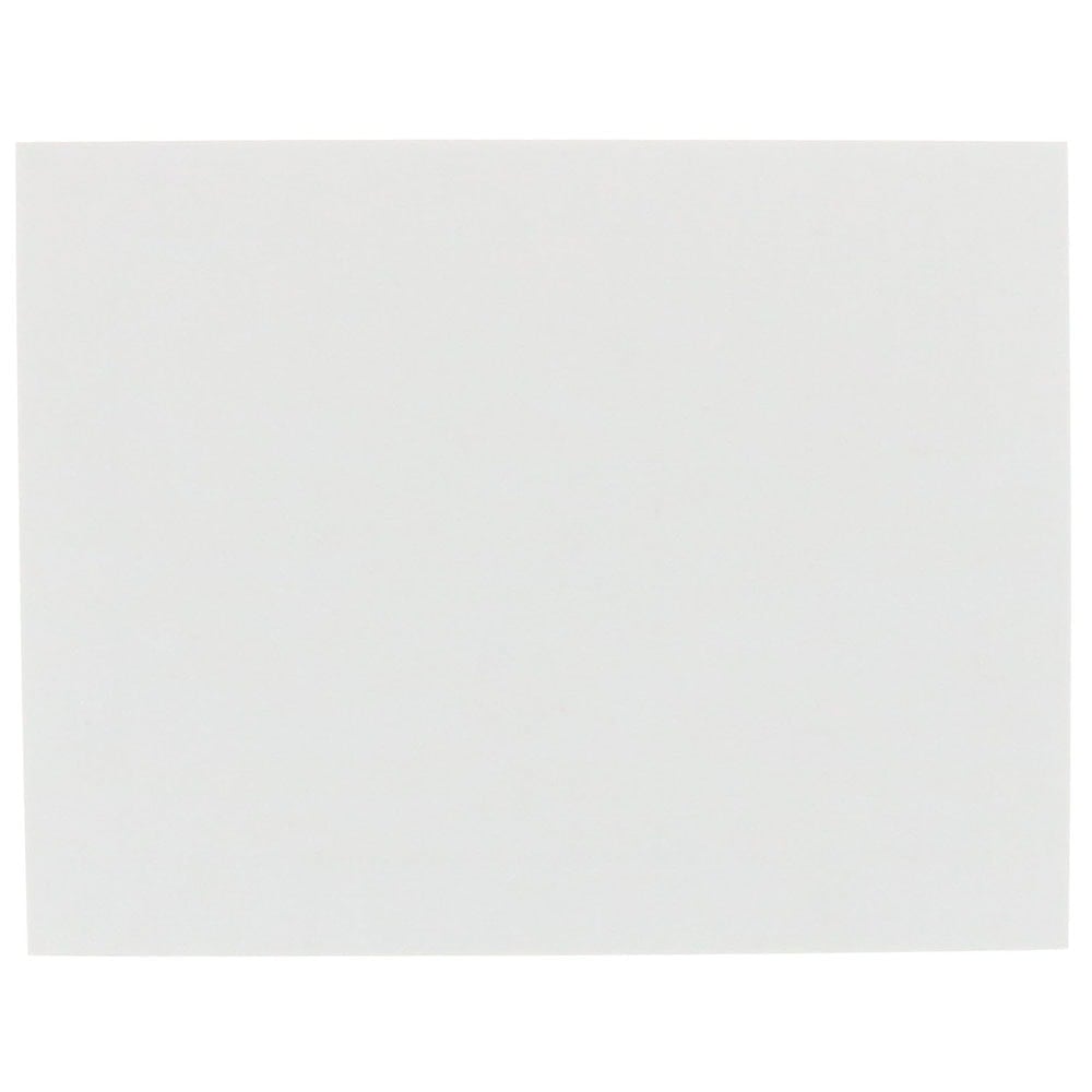 JAM Paper Blank Note Cards, 4 1/4in x 5 1/2in, White, Pack Of 100 MPN:175972