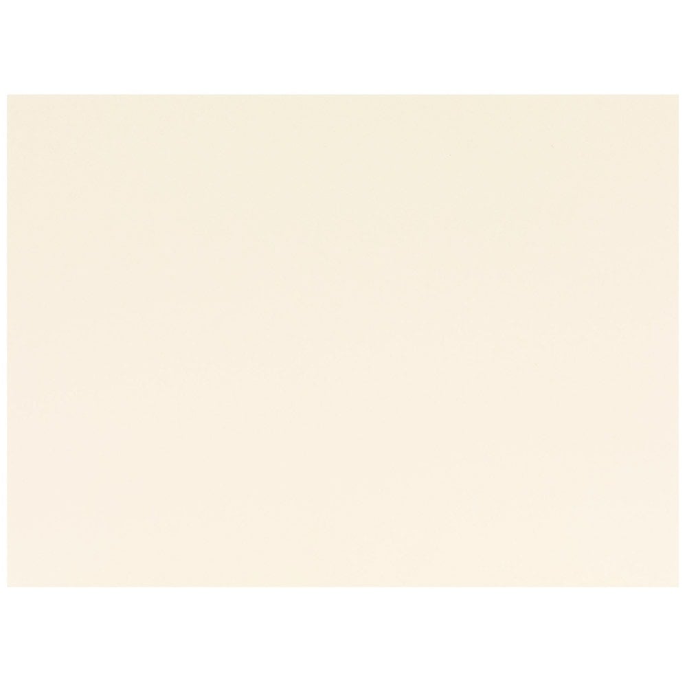 JAM Paper Note Cards, 4 5/8in x 6 1/4in, Ivory, Pack Of 100 MPN:175991