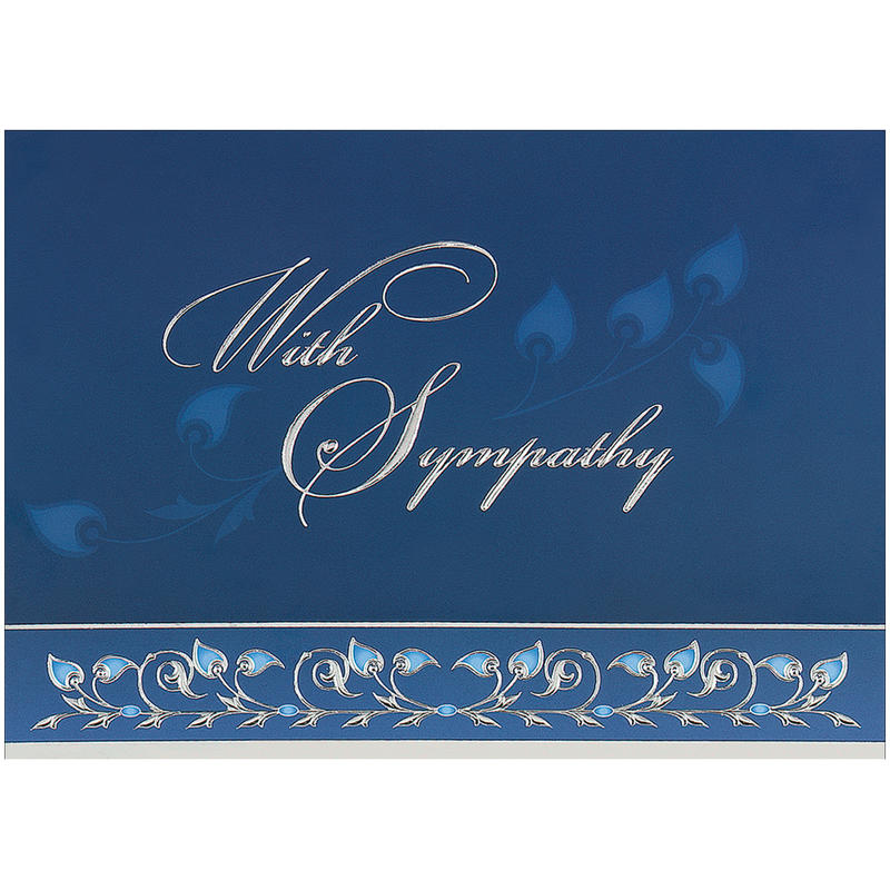 JAM Paper Sympathy Card Set, With Sympathy, Set Of 25 Cards And 25 Envelopes MPN:2237719080
