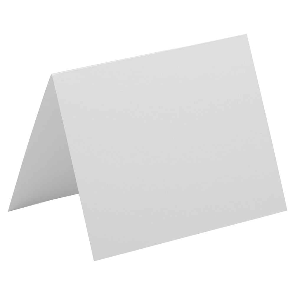 JAM Paper Blank Fold-Over Cards, 4 3/8in x 5 7/16in, White, Pack Of 100 MPN:309910