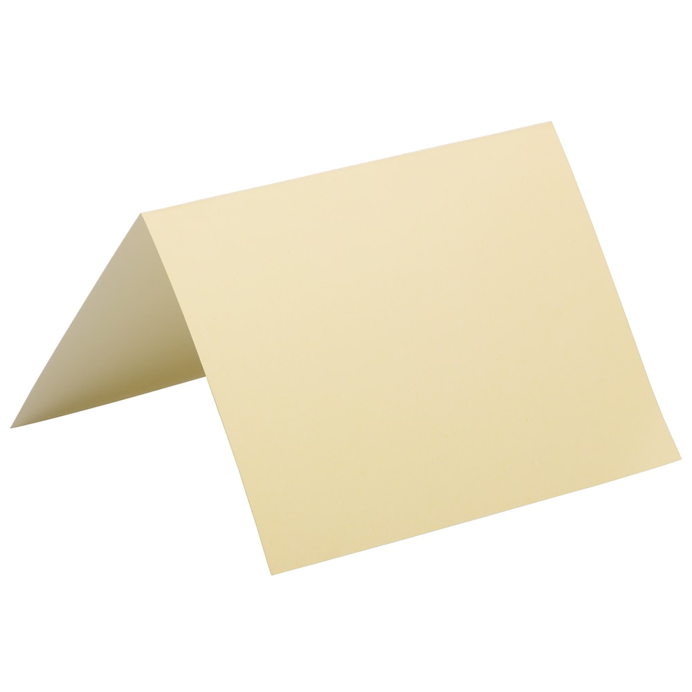 JAM Paper Note Cards, Fold-Over, 4 5/8in x 6 1/4in, Ivory, Pack Of 25 MPN:309920C