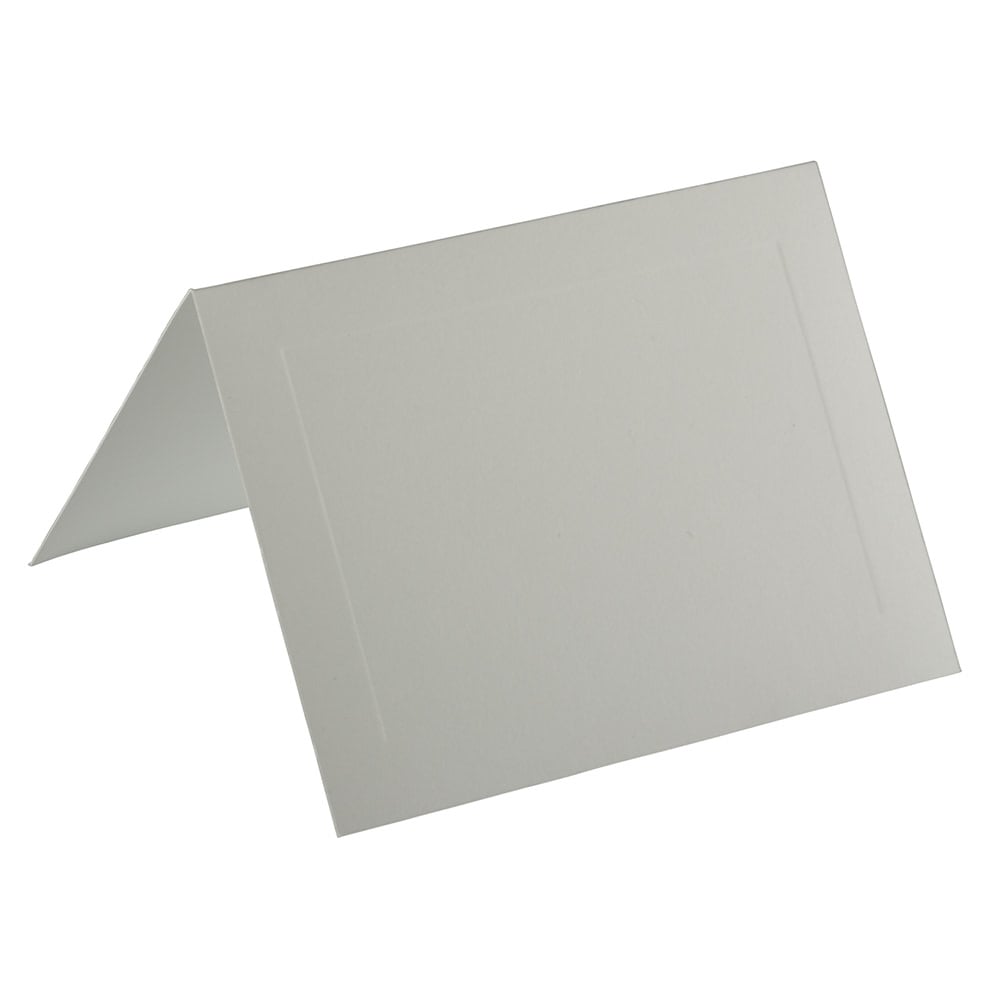 JAM Paper Note Cards, Fold-Over, Panel Border, 4 5/8in x 6 1/4in, White, Pack Of 25 MPN:309927C