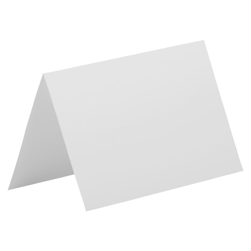 JAM Paper Fold-Over Cards, 5in x 6 5/8in, White, Pack Of 25 MPN:309942C