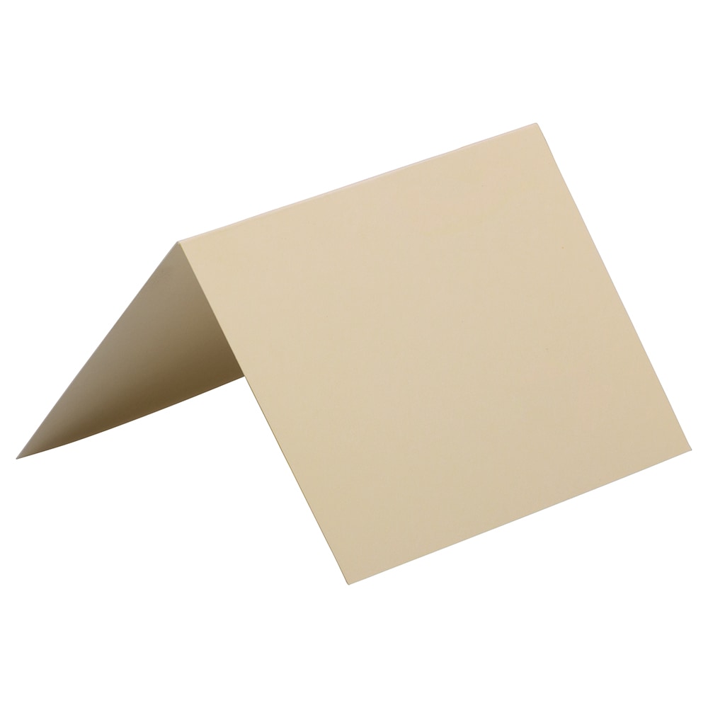 JAM Paper Strathmore Fold-Over Cards, 4 Bar, 3 1/2in x 4 7/8in, Ivory, Pack Of 25 MPN:37806086