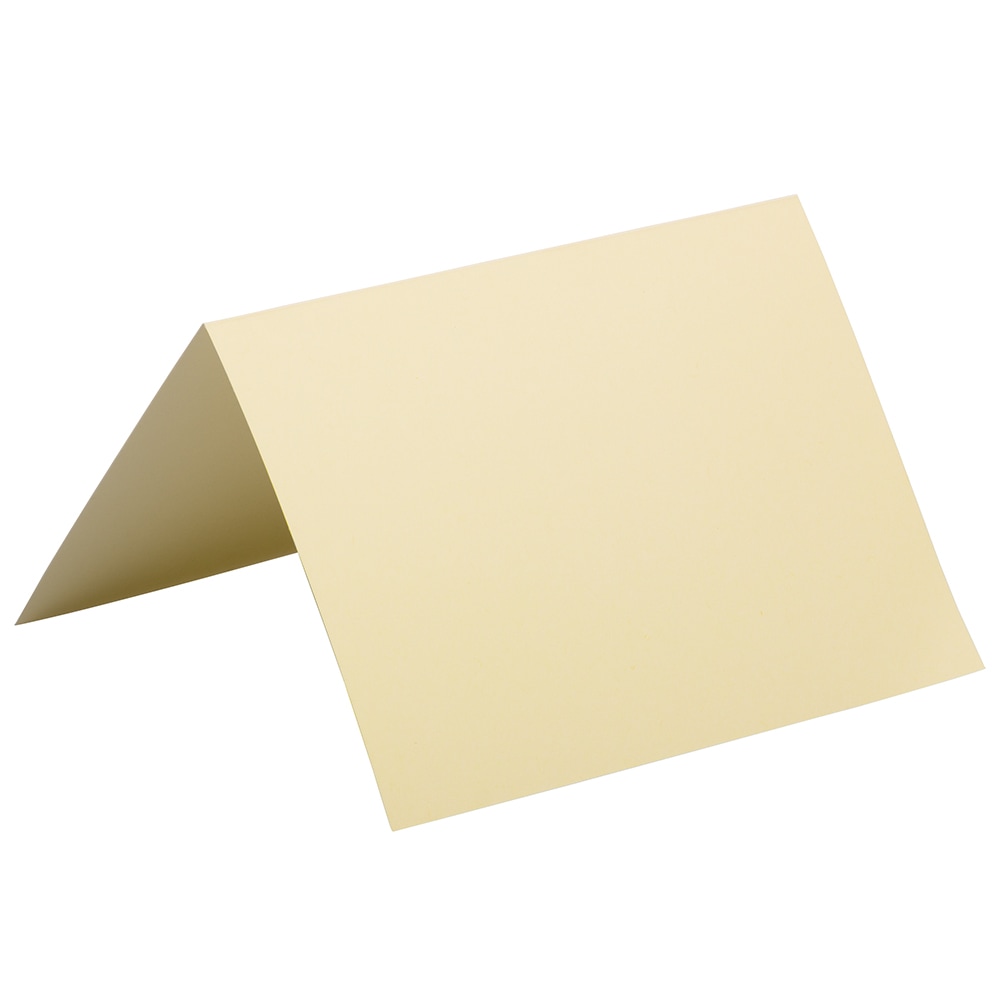 JAM Paper Strathmore Fold-Over Cards, 5in x 6 5/8in, Ivory, Pack Of 25 MPN:37806092