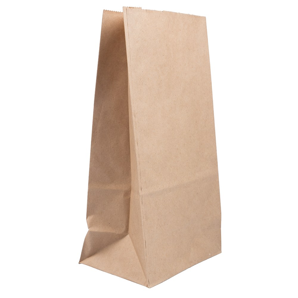 JAM Paper Kraft Lunch Bags, Large, 11 x 6 x 3 3/4, Brown, Pack Of 25 Bags MPN:692KRBR