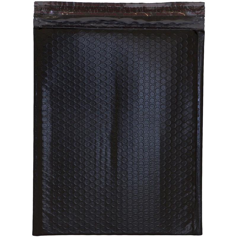 JAM Paper Open-End Bubble Envelopes, 10in x 13in, Black, Pack Of 12 MPN:2745204
