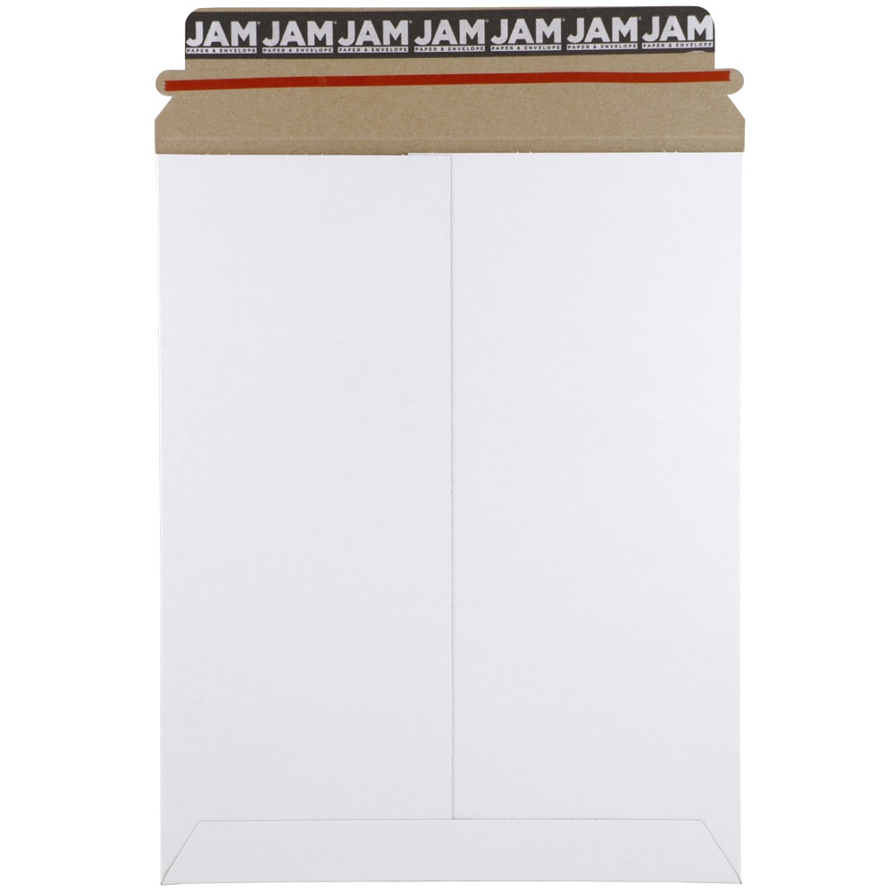JAM Paper Photo Mailer Envelopes, 9-3/4in x 12-1/4in, White, Pack Of 6 Envelopes MPN:5PSWB